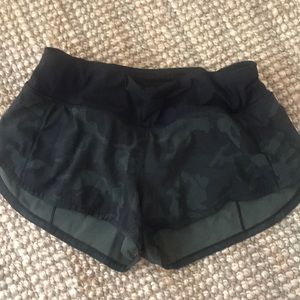 Camo Lululemon Shorts